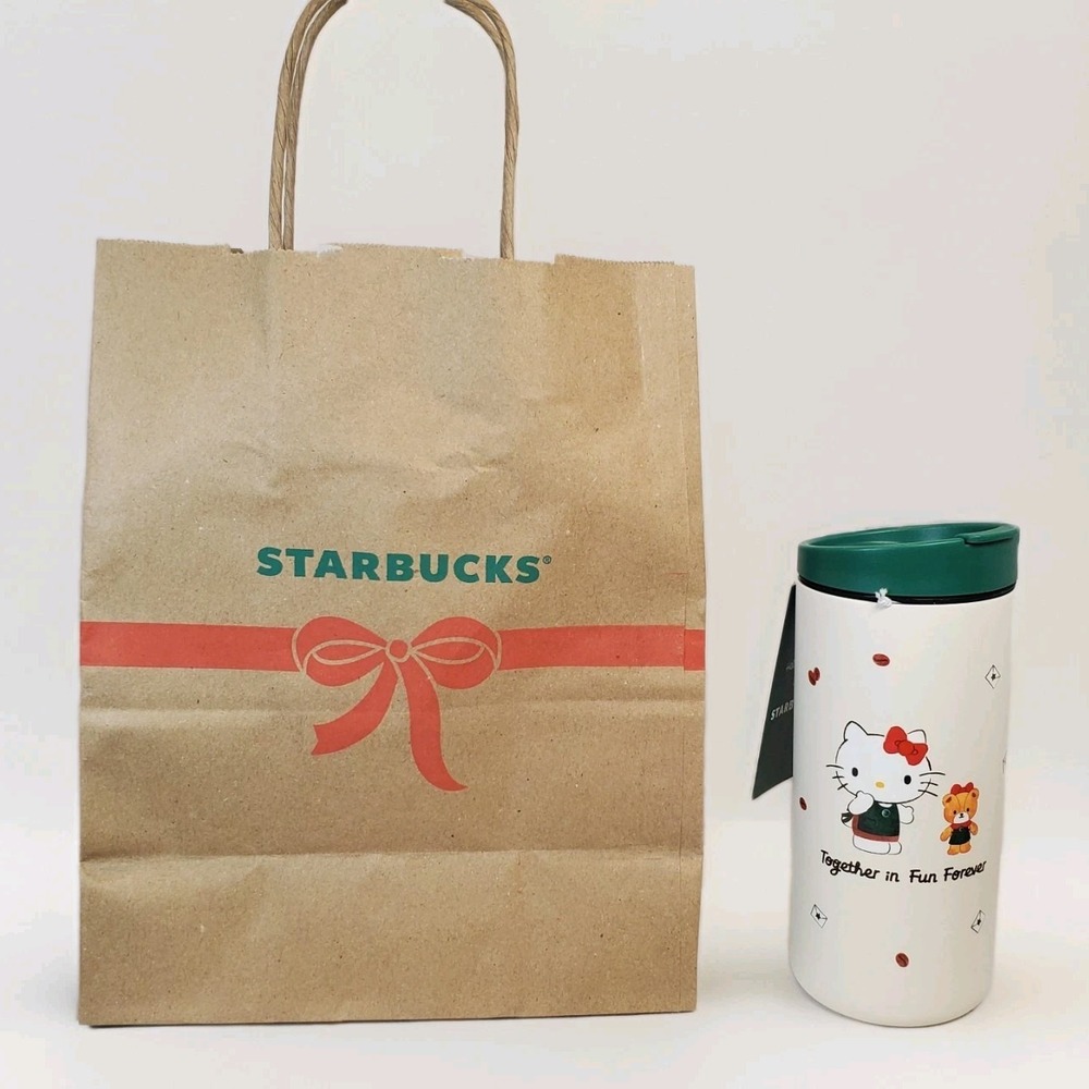 STARBUCKS HELLO KITTY STAINLESS STEEL TUMBLER 12 FL. OZ. 2025 Christmas Limited!